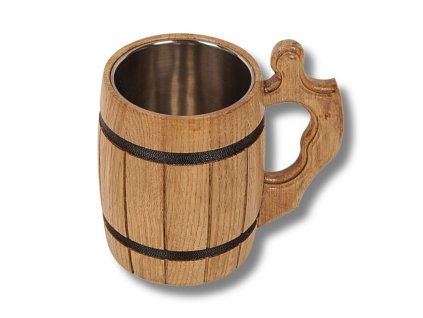 Dřevěný pivní půllitr 0,3 l