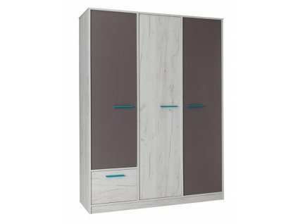 Moderní šatní skříň z dřevotřísky Rest R03 Maridex