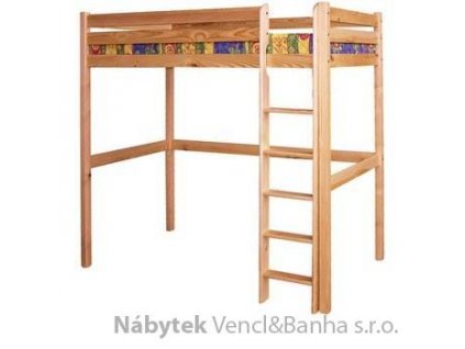 patrová postel, palanda z masivniho dřeva borovice drewfilip 11