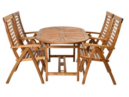 dreveny zahradni nabytek ascot v prirodnim designu