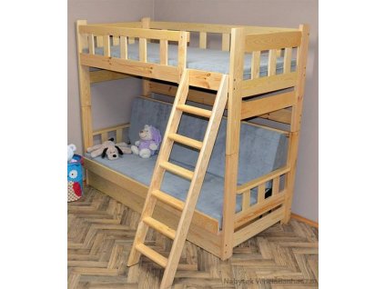 dřevěná patrová postel masivní rozkládací Nowy Jork chalup