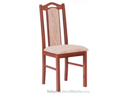 dřevěná jídelní židle z masivu čalouněná Boss 9 drewmi