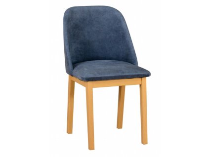 Dřevěná jídelní židle z masivu Monti 1 – čalouněná