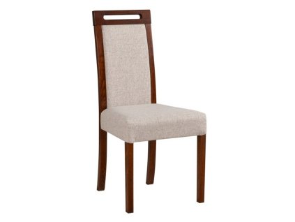 Dřevěná čalouněná jídelní židle z masivu Roma 5