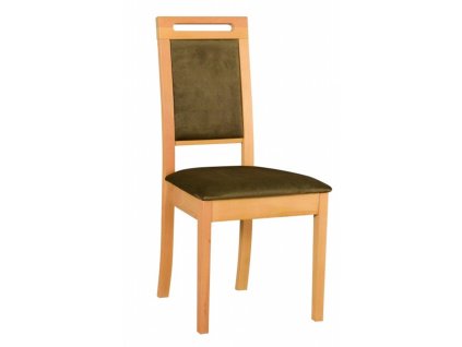 dřevěná čalouněná jídelní židle z masivu Roma 15 drewmi