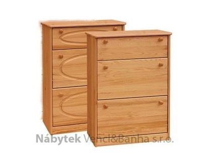 dřevěný botník z masivního dřeva borovice drewfilip 6