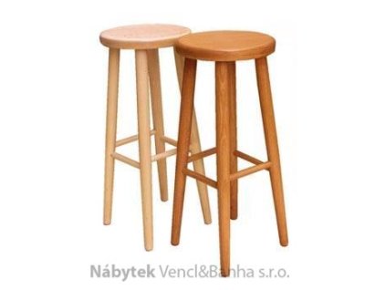 dřevěný barový jídelní taburet z masivního dřeva buk drewfilip 2