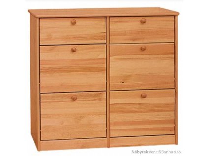 dřevěný botník z masivního dřeva borovice drewfilip 5