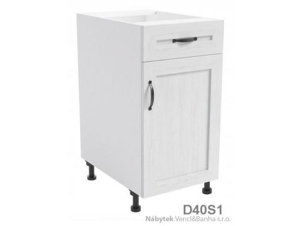 kuchyňská skříňka dolní z laminátové DTD Royal D40S1 gala