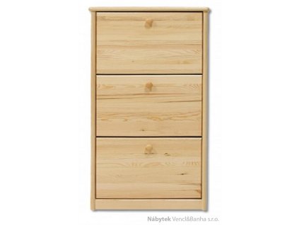 dřevěný botník z masivního dřeva borovice SB112 pacyg