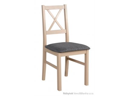 dřevěná čalouněná jídelní židle z masivu Nilo 10 drewmi