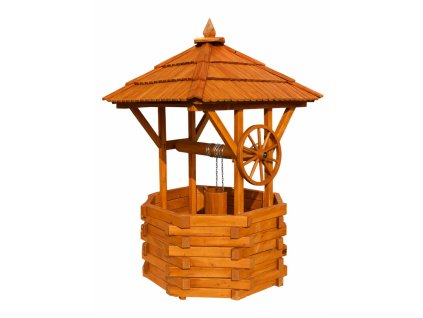 drevena zahradni studna wera prumer 100 cm