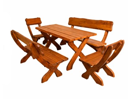 dreveny zahradni nabytek milo do zahrady tik