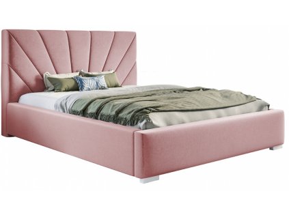 Čalouněná dvoulůžková manželská postel model Vencl Bed 9 Rib