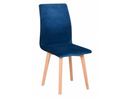 Dřevěná jídelní židle z masivu Luna 2 – čalouněná