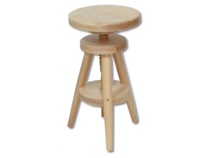 klavírní otočný taburet z masivního dřeva buk KT243 pacyg