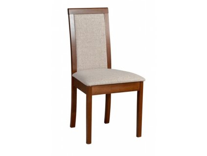 Dřevěná čalouněná jídelní židle z masivu Roma 4