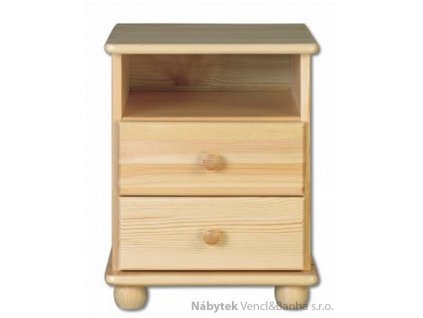 dřevěný noční stolek z masivního dřeva borovice SN105 pacyg