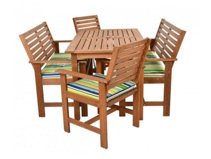 dreveny zahradni nabytek casablanca se sedaky