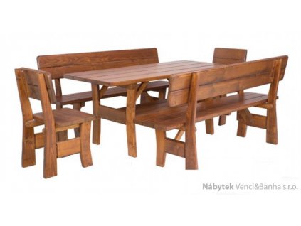 dřevěný zahradní nábytek 1S+2L+2K MO261 pacyg