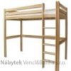 dřevěná patrová postel z masivního dřeva borovice LK135 pacyg