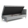 Čalouněná jednolůžková postel, gauč Olimp box spring pružina Bonell Chojm