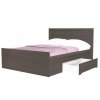 Moderní dvoulůžková postel z dřevotřísky s úložným prostorem Finezja F21 Maridex