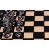 Šachy Římské střibrno-černé metalizované figurky