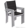zahradní nábytek hliníkový Orlando Silver Black 6+1 homega