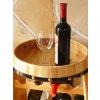 Dřevěný stojan na víno, soudek na víno na 23 lahví přírodní Dandi
