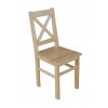 dřevěná jídelní židle z masivního dřeva borovice KRZ-O2 metdrew