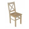 dřevěná jídelní židle z masivního dřeva borovice KRZ-O2 metdrew