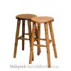dřevěný barový jídelní taburet z masivního dřeva borovice drewfilip 3
