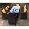 ratanový nábytek zahradní, jídelní souprava z umělého ratanu ETP-YXY107 jandr