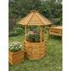 zahradni ozdobna studna wiki ze dreva