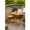 Krokus – dřevěný zahradní set stůl + 2 židle