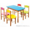 dětský dřevěný jídelní set 1S+4K AD251/252 pacyg