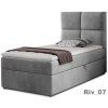 pohodlna boxspring postel 90x200 Riv 07