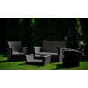 Zahradní nábytek z ratanu UNICO  4dílná ratanová sedací souprava s polstry