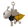 Dřevěná včelka na pružině 10cm