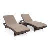 zahradni lehatka technoratan bora brown mat brown melange set