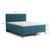 čalouněná dvoulůžková manželská postel Arles box spring taštičková pružina pocket chojm