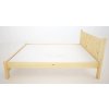 dřevěná dvoulůžková postel smrková Kinga maršal