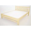 dřevěná dvoulůžková postel smrková Kinga maršal