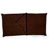 polstry na zahradní nábytek, polstry na židle rozměr 120x50x5 cm tm. hnědá Harmonia