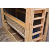 dřevěná patrová postel masivní rozkládací Kolorado chalup