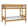 dřevěná patrová postel z masivního dřeva borovice LK136 pacyg