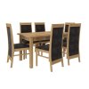 jídelní set pro 6 osob Rodos 7 odstín zlatý dub adrk