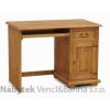 dřevěný rustikální stylový PC stolek z masivního dřeva borovice Mexicana D38 euromeb