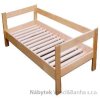 dřevěná dvoulůžková postel z masivního dřeva Relaks chalup